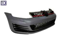 Προφυλακτήρας εμπρός για Vw Golf 7 - GTI Design με μάσκα, με led προβολάκια