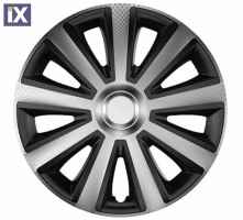 Τάσια Versaco Carbon Aviator Ασημί / Μαύρο - 16'' - 4τμχ.