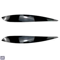 Φρυδάκια φαναριών για Volkswagen Polo (2005-2009)  - μαύρα γυαλιστερά