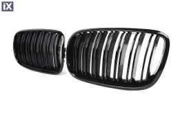 Μάσκα για BMW X5  E70 / X6 E71 (2007+) - διπλές γυαλιστερές - 2τμχ.
