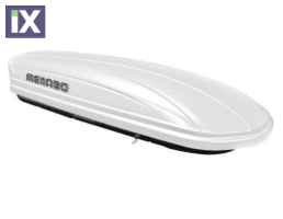 Μπαγκαζιέρα Menabo Mania 460 195x79x36cm, με μονόπλευρο άνοιγμα και κλειδί , λευκή - 460 λίτρα
