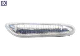Led φλας φτερού για   BMW E46 (2001-2005) / E60 / E90 - χρωμίου με τρεχούμενο φλας - σετ 2τμχ.