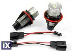 5W led για αυθεντικά angel eyes για BMW E39 / E60 / E53 X5 / E65 / E87 / E63 - κίτρινο χρώμα - 2τμχ.