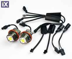 160W led για γνήσια angel eyes για BMW E39 / E60 / E53 X5 / E65 / E87 / E63 - κόκκινο χρώμα - 2τμχ.