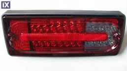 Πίσω φανάρια led για Mercedes W461/W463 G-CLASS (1990-2012) - φιμέ - σετ 2τμχ.