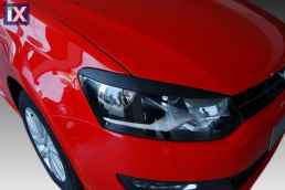 Φρυδάκια φαναριών για  VW Polo (2009-2015) - μαύρο