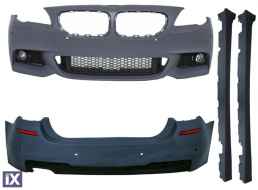 Body kit για BMW F10 (2010+) - M pack design χωρίς προβολάκια με 3 πρόσθετα