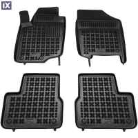 Λαστιχένια πατάκια Rezaw Plast για Peugeot 207 (2006-2012) - τύπου σκαφάκι - 4τμχ.