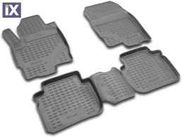 3D Λαστιχένια πατάκια για Mitsubishi Colt (2003-2009) 5 doors 4τμχ.
