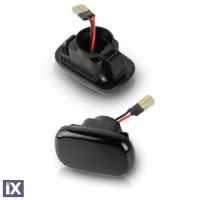 Led φλας φτερού για Toyota Avensis, Avensis Verso, Camry, Corolla, Celica, Carina, HiLux Picnic, Previa, Prius, Starlet, Yaris, Yaris Verso (1999-2007) - φιμέ με τρεχούμενο φλας - σετ 2τμχ.
