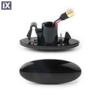 Led φλας για Grand Vitara, Swift, SX4, Jimny / Nissan Juke, Leaf, Micra, Qashqai, Note, X-Trail, Qube / Opel Agila - Dynamic smoke - σετ 2τμχ.