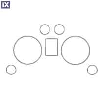 Δαχτυλίδια καντράν για  Audi A3 (1996-2003) / Audi A4 B5 (1995-2001) / A6 (1997-2004)  - χρωμίου