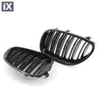 Μάσκα για BMW E60 (2005-2008) - γυαλιστερή -  Piano Design - 2τμχ.