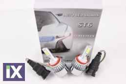 Led λάμπες Η8 / H9 / H11  για μεσαία ή μεγάλα φώτα 7600 lumen , 36 Watt - COB 6000K - 2τμχ.