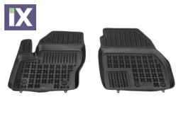 Λαστιχένια πατάκια Rezaw Plast για Ford Transit Connect II (2013+) - front with an extra material on the driver side - τύπου σκαφάκι - 2τμχ.