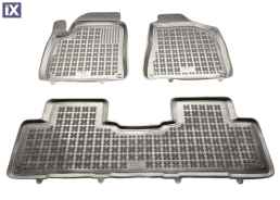 Λαστιχένια πατάκια Rezaw Plast για Ssangyong Korando (2011-2019)  τύπου σκαφάκι - 3τμχ.