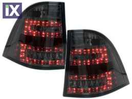 Πίσω φανάρια led για Mercedes ML W163  (1998-2006) - μαύρα - σετ 2τμχ.