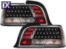 Πίσω φανάρια led για BMW E36  (1991-1999) sedan - μαύρα - σετ 2τμχ.