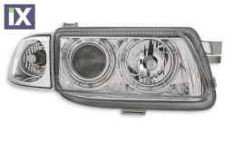 Φανάρια εμπρός angel eyes για Opel Astra F (1991-1999) -  χωρίς λάμπες (Η7) - σετ 2τμχ.