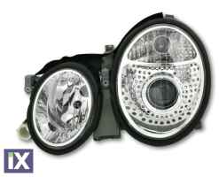 Φανάρια εμπρός για Mercedes CLK W208 (1997-2002) , με λάμπες (Η7) - σετ 2τμχ.