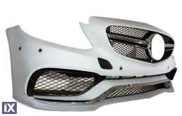 Προφυλακτήρας εμπρός για Mercedes C-class W205 (2014+) - AMG look - με μπούκες