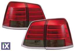 Πίσω φανάρια led για Toyota Land Cruiser  J200 (2007+) - φιμέ φλας - σετ 2τμχ.