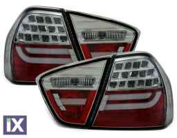 Πίσω φανάρια led για BMW E90 (2003-2007) -  φιμέ φλας - σετ 2τμχ.