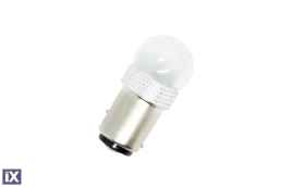 Led λάμπα  BA15S me 5W CREE led σε γυάλινο κάλυκα μονού φωτισμού κίτρινη - 1τμχ.