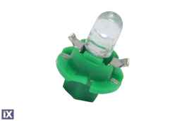 Led λάμπα τύπου B8.4D 12V/ 2W πράσινη - 1τμχ.