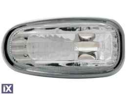 Φλας Mercedes  W140 /  W202 / VITO / W210 (1995-1999) - χρωμίου - σετ 2τμχ.