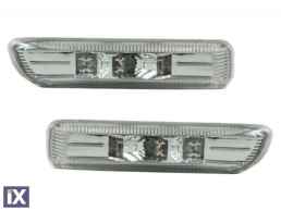 Led φλας BMW E46  (1998-2001) / E46 Compact - χρωμίου - σετ 2τμχ.
