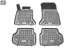 Λαστιχένια πατάκια Rezaw Plast για BMW σειρά 5 F10 (2010+) - τύπου σκαφάκι - 4τμχ.