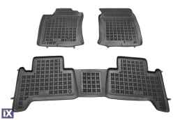 Λαστιχένια πατάκια Rezaw Plast για Toyota Land Cruiser J120 (2002+) / J150 (2009+) -τύπου σκαφάκι - 3τμχ.