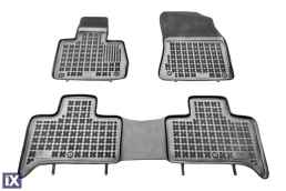 Λαστιχένια πατάκια Rezaw Plast για BMW X5 E53 (2000-2006) - τύπου σκαφάκι - 3τμχ.
