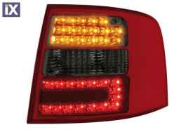 Πίσω φανάρια led Audi A6 combi (1997-2004) - φιμέ φλας - σετ 2τμχ.