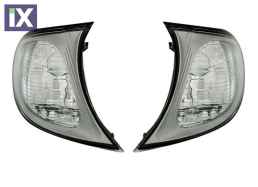 Φλας δίπλα στο φανάρι  BMW E46 sedan  (2001-2005) - χρωμίου - σετ 2τμχ.