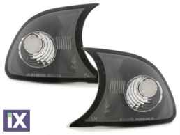 Φλας δίπλα στο φανάρι  BMW E46 coupe (2001-2003) - μαύρο - σετ 2τμχ.