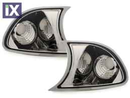 Φλας δίπλα στο φανάρι  BMW E46 coupe (2001-2003) - χρωμίου - σετ 2τμχ.