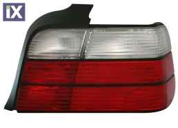 Πίσω φανάρια για BMW E36 (1991-1999)  4d sedan - χρωμίου - σετ 2τμχ.