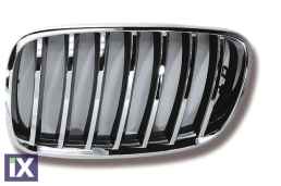 Μάσκα για BMW X5  E70 / X6 E71 (2007+) - χρωμίου - 2τμχ.