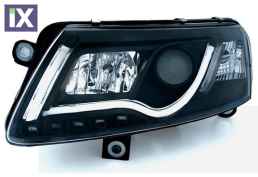 Φανάρια εμπρός led lightbar για Audi A6 4F (2004-2008) , χωρίς λάμπες (Η7) - σετ 2τμχ.