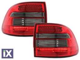 Πίσω φανάρια led για Porsche Cayenne (2003-2007) - φιμέ φλας - σετ 2τμχ.