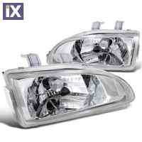 Φανάρια εμπρός για Honda Civic 2/3 πορτο (1992-1995) , χωρίς λάμπες (Η7) - σετ 2τμχ.