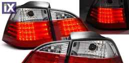 Πίσω φανάρια led  για BMW E61 combi (2003-2007) - chrome - σετ 2τμχ.