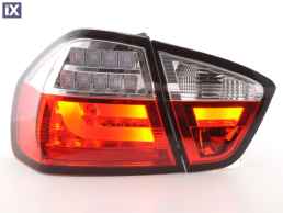 Πίσω φανάρια led για BMW E90 (2003-2007) -  chrome - σετ 2τμχ.