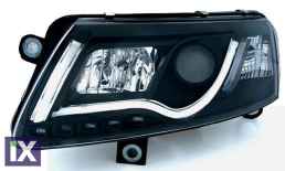 Φανάρια εμπρός led lightbar για Audi A6 4F (2004-2008) , με λάμπες (Η1) - σετ 2τμχ.