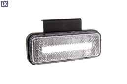 ΦΩΣ ΟΓΚΟΥ ΦΟΡΤΗΓΟΥ LED ΛΕΥΚΟ 10-30V 124x49x22mm ΑΔΙΑΒΡΟΧΟ OM-02-W AMIO 1ΤΕΜ.