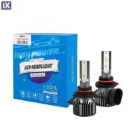HΒ3 9005  12>24V 6.500K 5.000lm 50W CSP1860 LED LSG SERIES +300% KIT M-TECH - 2 ΤΕΜ.