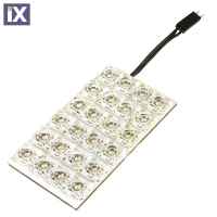 ΠΛΑΦΟΝΙΕΡΑ ΜΕ 24 LED (35x65mm)