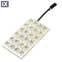 ΠΛΑΦΟΝΙΕΡΑ ΜΕ 24 LED (35x65mm)